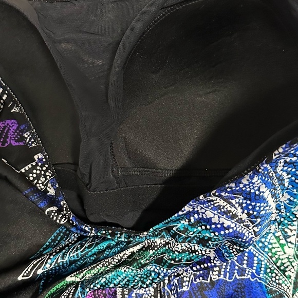 One piece Swimsuit plus 16 Swim Solutions Tummy Control shaper Bra support 3424 - Picture 6 of 15